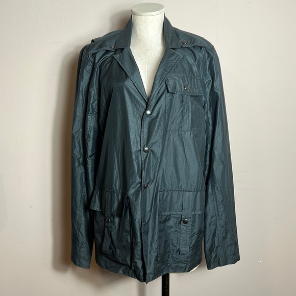 Obakki Cotton Silk Lightweight Black Jacket size M - Picture 1 of 11